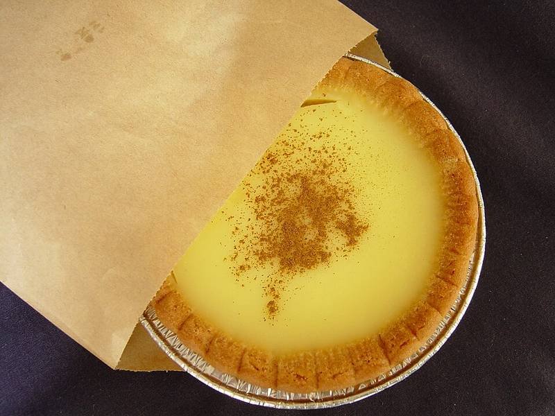 Custard Tart — British baking recipe, served and ready to eat