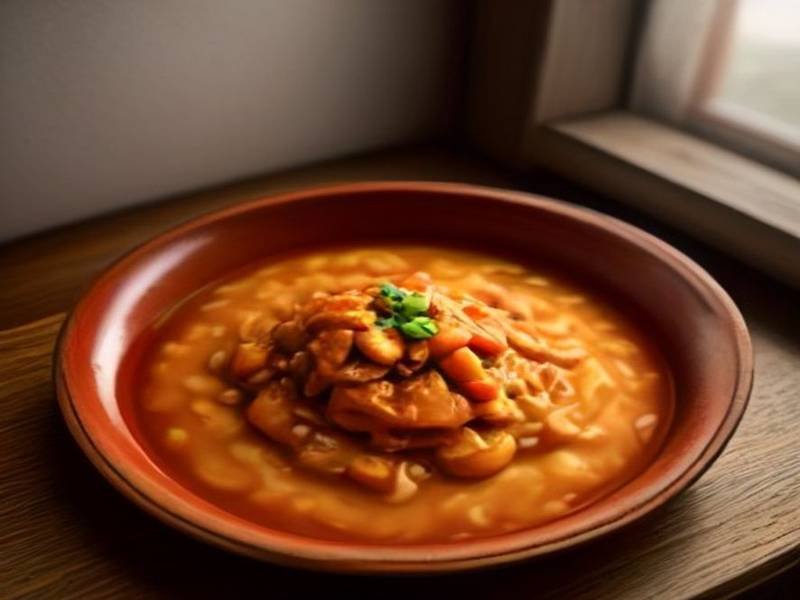 Da Pan Ji — Chinese dinner recipe, served and ready to eat