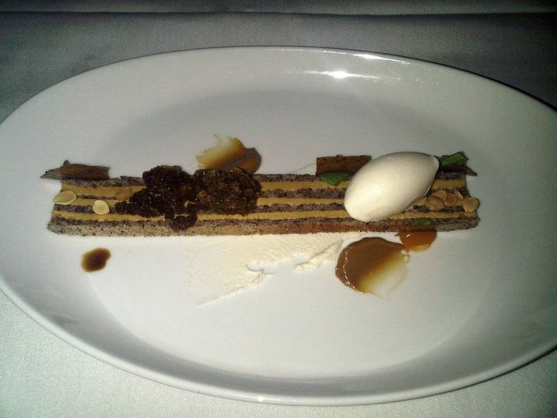Dacquoise — French desserts recipe, served and ready to eat