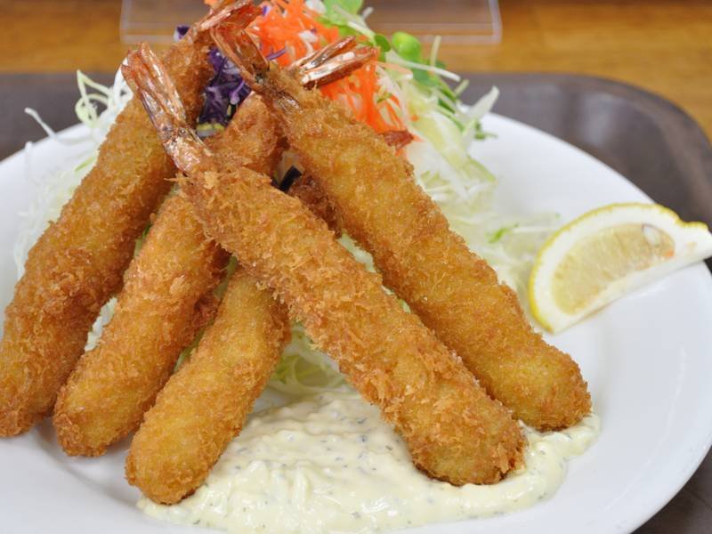 Ebi Fry — Japanese dinner recipe, served and ready to eat