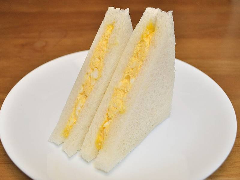 Egg Salad Sandwich — American lunch recipe, served and ready to eat
