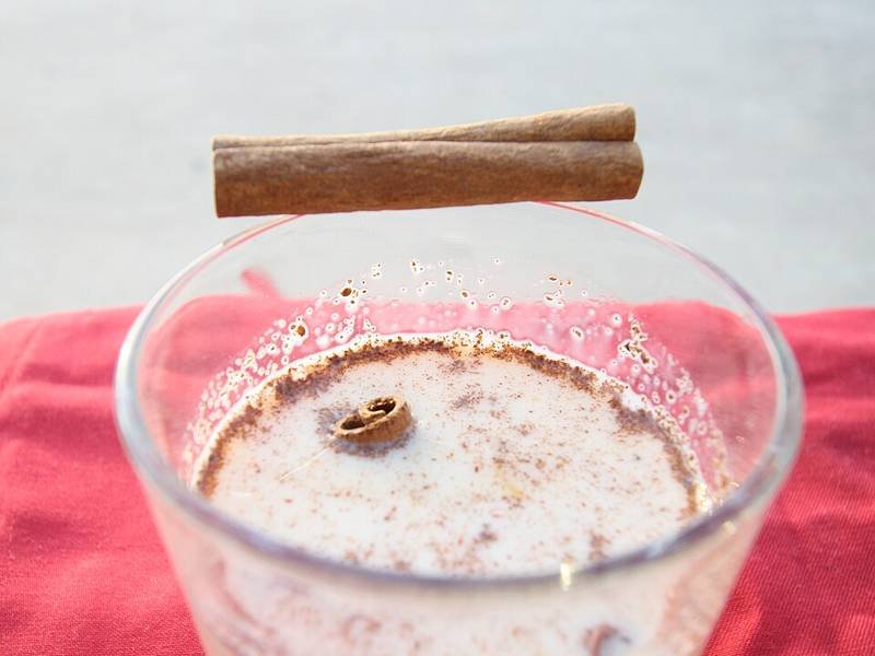 Eggnog — American drinks recipe, served and ready to eat