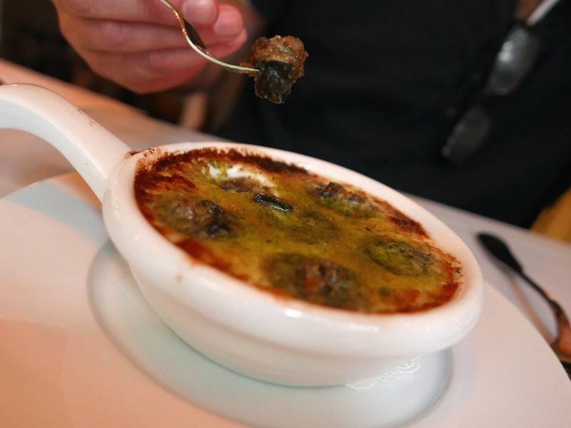 Escargots à la Bourguignonne — French appetizers recipe, served and ready to eat