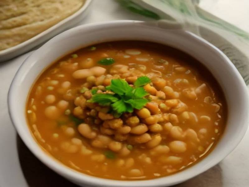 Fasolia bi Lahme — Lebanese dinner recipe, served and ready to eat