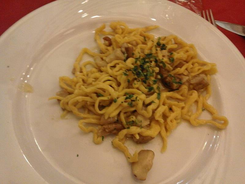 Fettuccine with Mushrooms