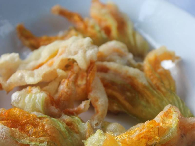 Fiori di Zucca Fritti