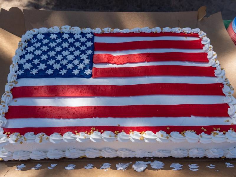 Flag Cake