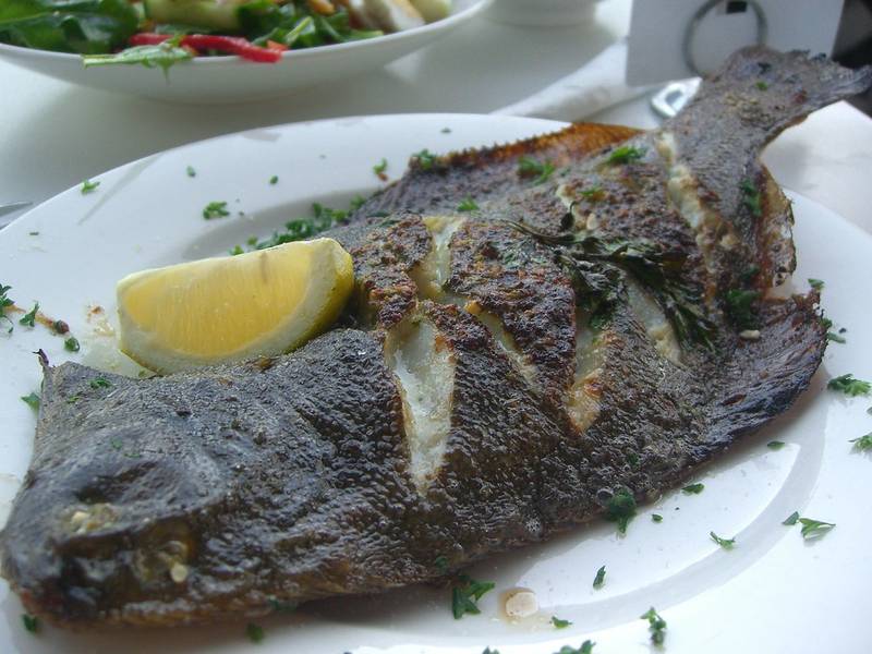 Flounder with Lemon Butter