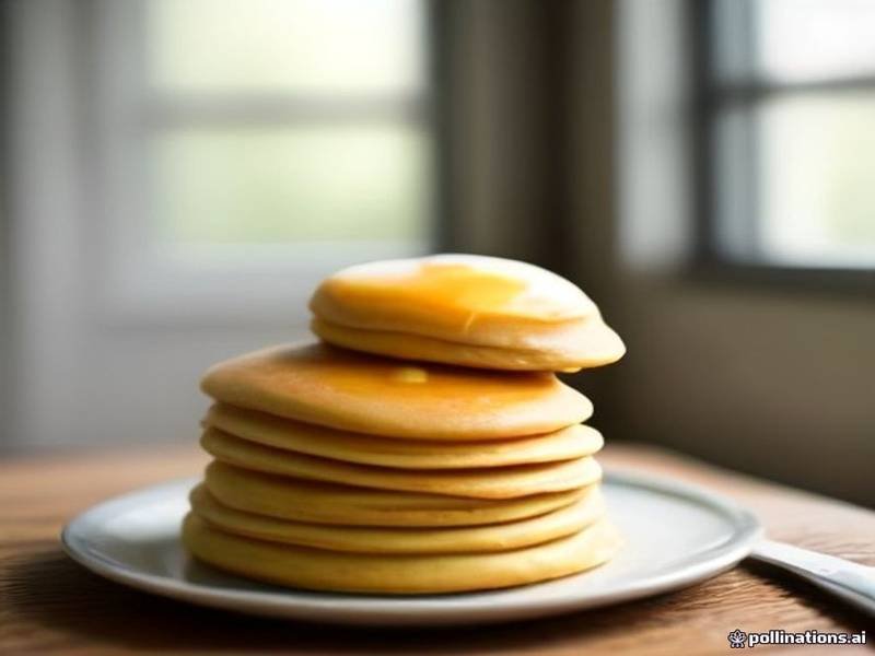Fluffy Pancakes — American breakfast recipe, served and ready to eat