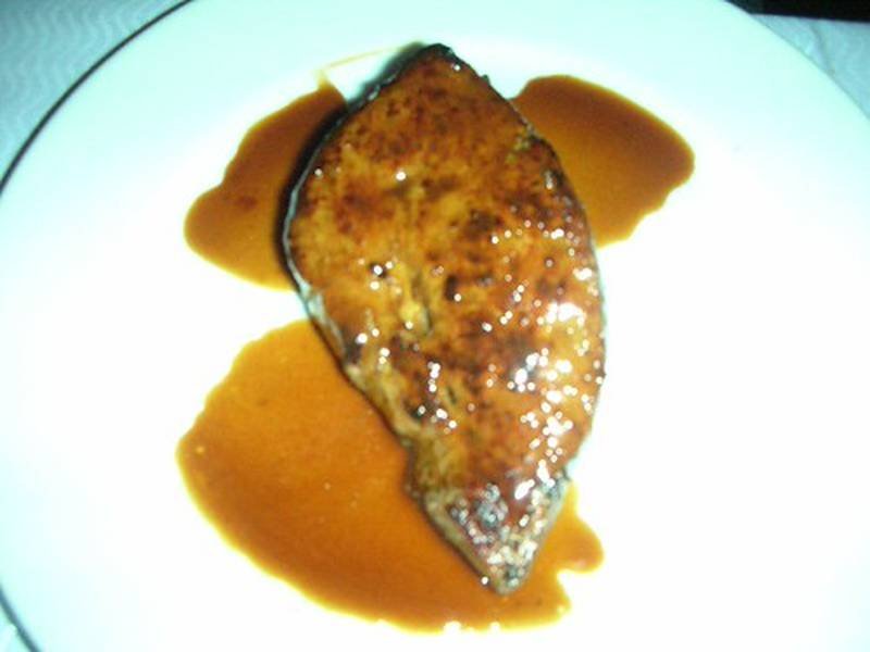 Foie de Veau Lyonnaise — French quick meals recipe, served and ready to eat