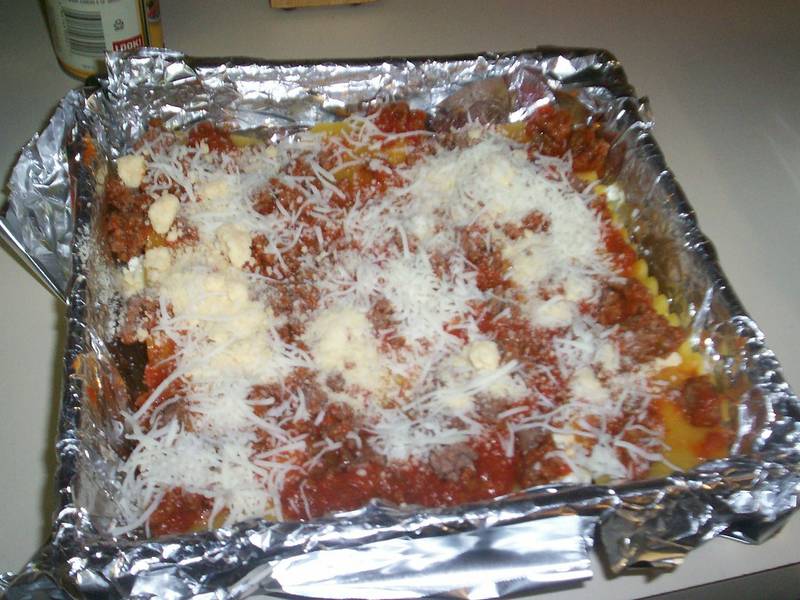 Freezer Lasagna