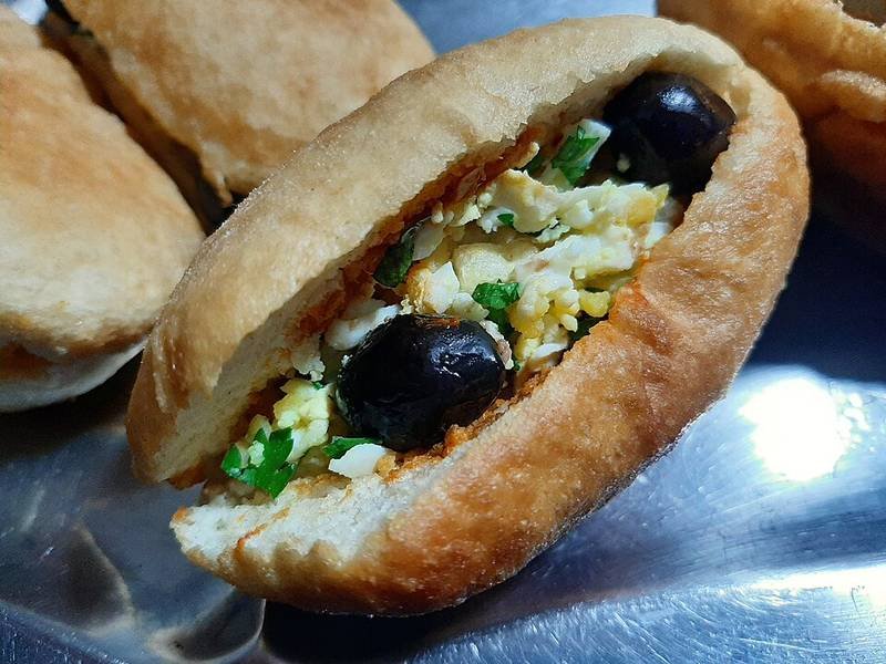 Fricassé — Tunisian lunch recipe, served and ready to eat
