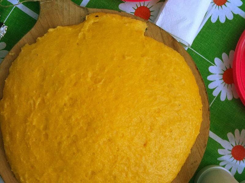 Fried Cornmeal Mush, an American breakfast recipe — fried polenta breakfast