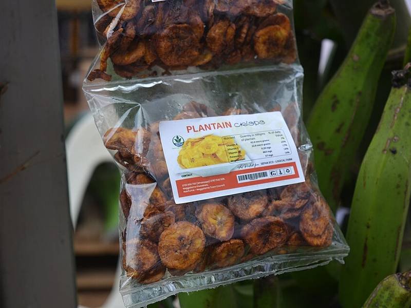Fried Sweet Plantain — Jamaican quick meals recipe, served and ready to eat