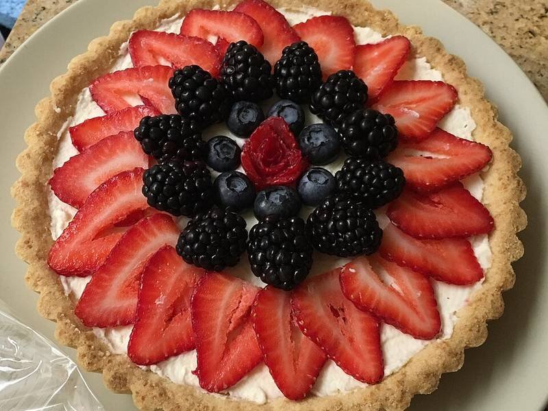 French Fruit Tart — French desserts recipe, served and ready to eat