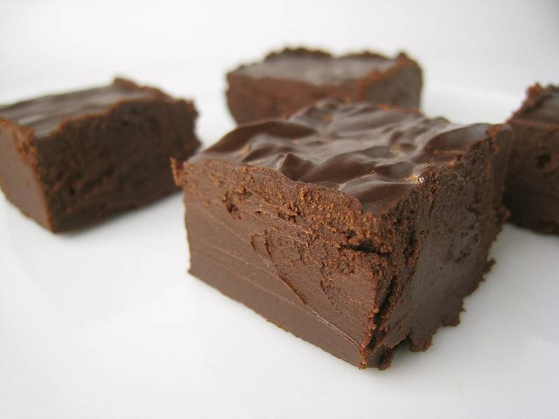Chocolate Fudge — American desserts recipe, served and ready to eat