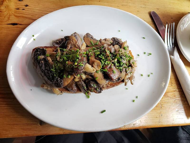 Garlic Mushroom Toast — British quick meals recipe, served and ready to eat