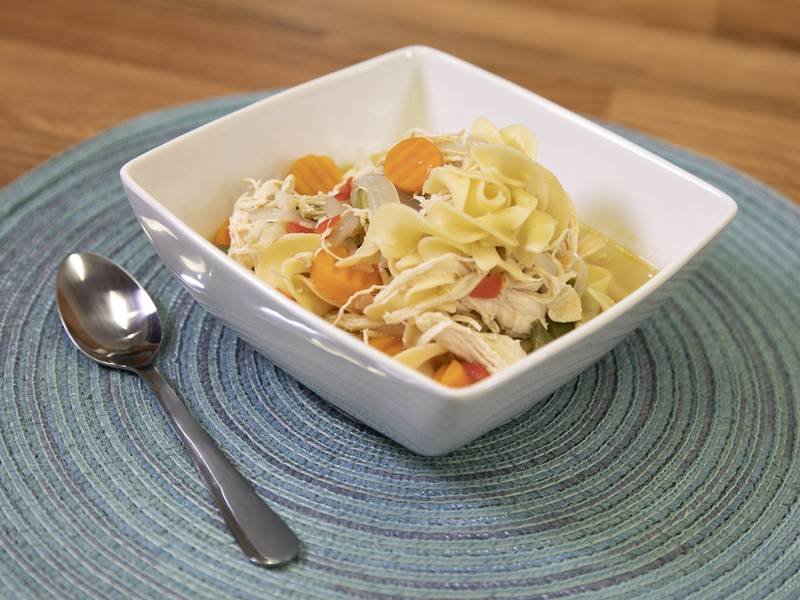 Ginger Chicken Soup, a Chinese lunch recipe — kidney friendly chicken soup