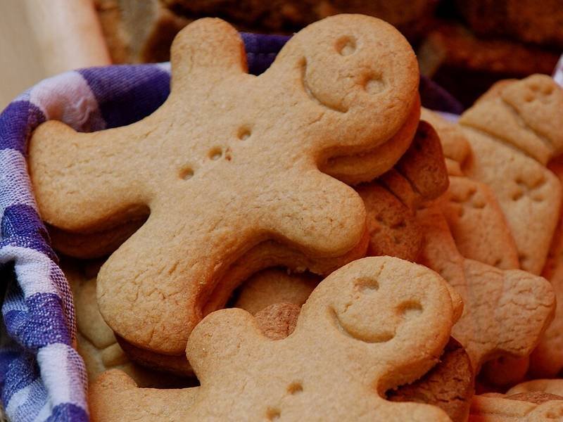 Gingerbread Men, a British baking recipe