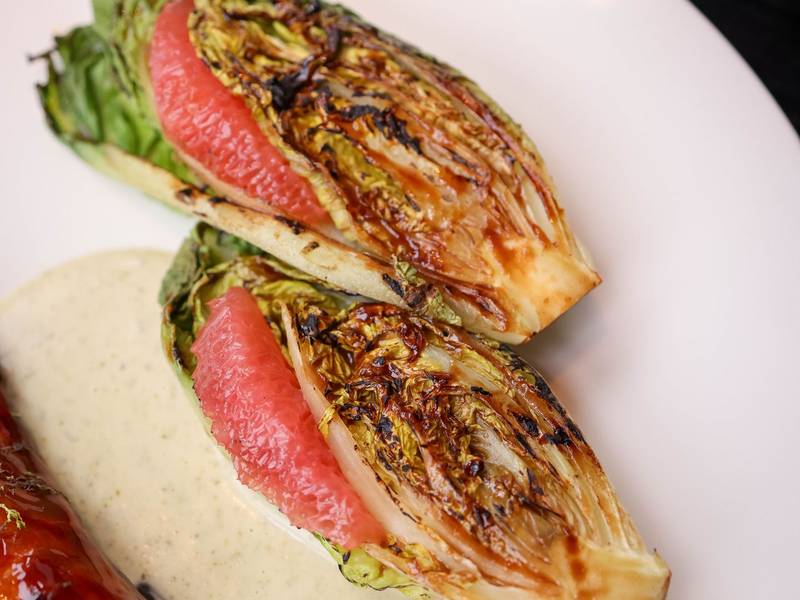 Grilled Romaine Salad