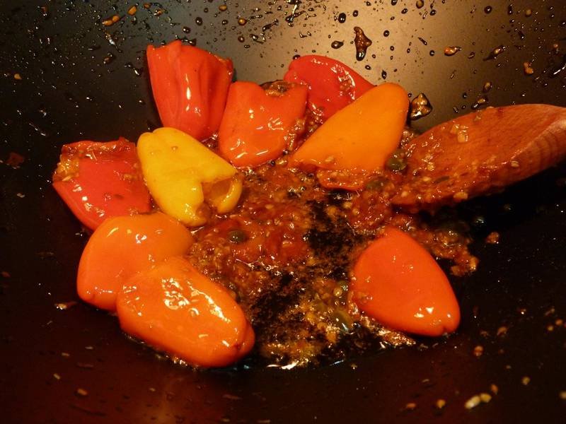 Harissa — Tunisian appetizers recipe, served and ready to eat