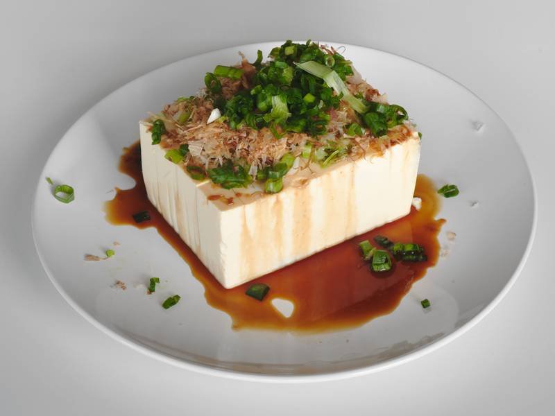 Hiyayakko — Japanese appetizers recipe, served and ready to eat