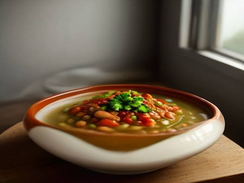Hlelem — Tunisian lunch recipe, served and ready to eat