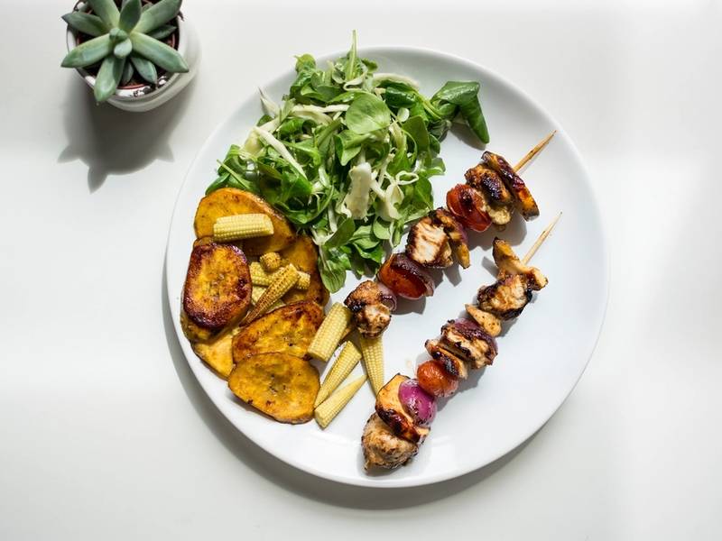 Honey Lime Chicken Skewers