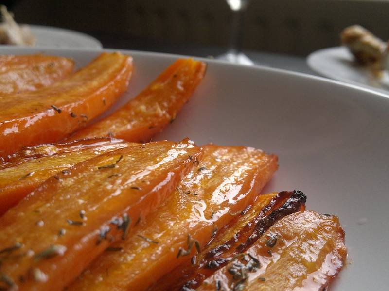 Honey Roasted Carrots, a British dinner recipe — roast carrots with honey