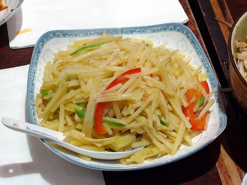 Hot and Sour Potato Strips