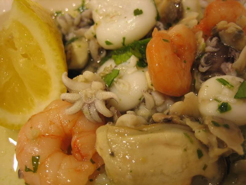 Insalata di Mare — Italian appetizers recipe, served and ready to eat