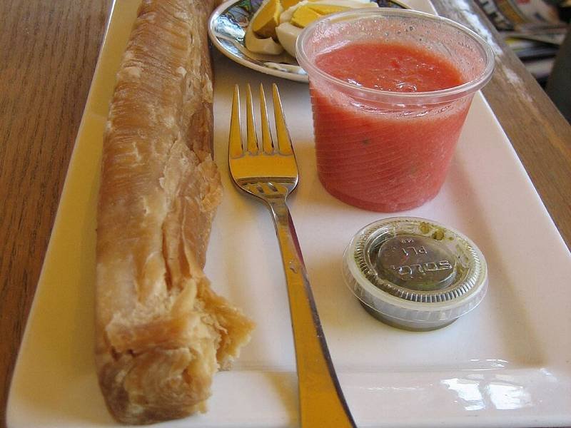 Jachnun — Israeli breakfast recipe, served and ready to eat