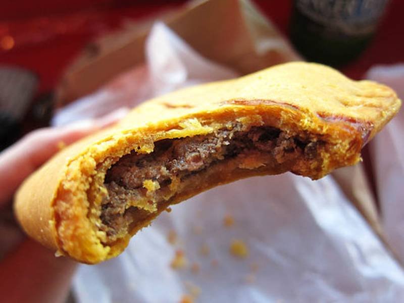 Jamaican Beef Patties — Jamaican lunch recipe, served and ready to eat