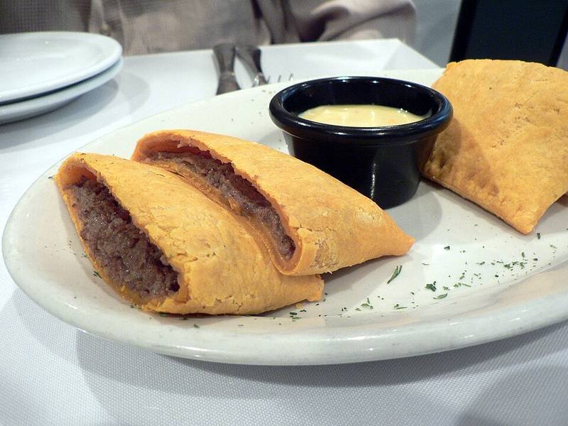 Jamaican Beef Patty — Jamaican lunch recipe, served and ready to eat