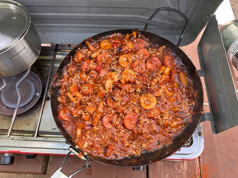 Louisiana Jambalaya — American dinner recipe, served and ready to eat