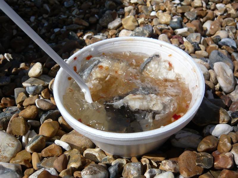 Jellied Eels — British appetizers recipe, served and ready to eat