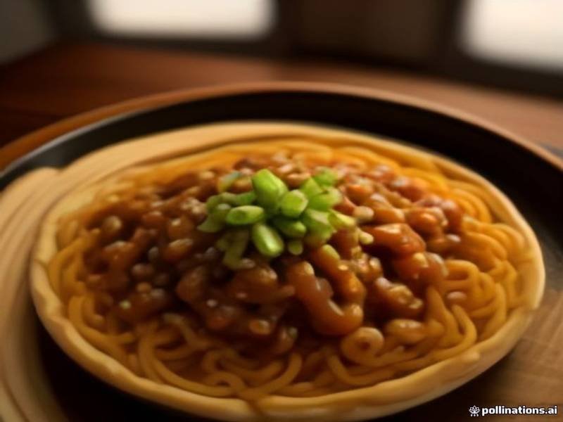 Jjajangmyeon — Korean dinner recipe, served and ready to eat