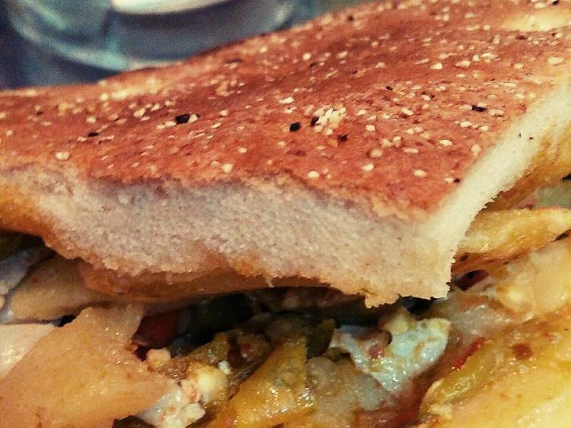 Kafteji — Tunisian lunch recipe, served and ready to eat