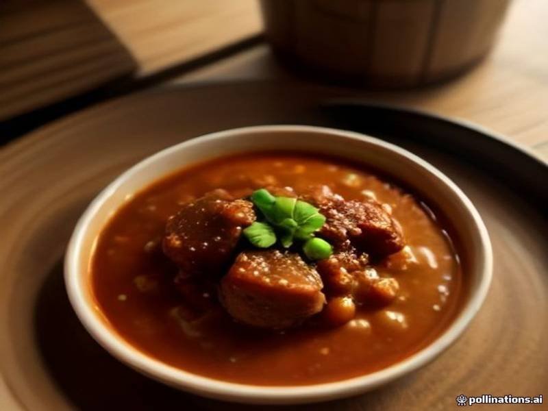 Kare-Kare — Filipino dinner recipe, served and ready to eat