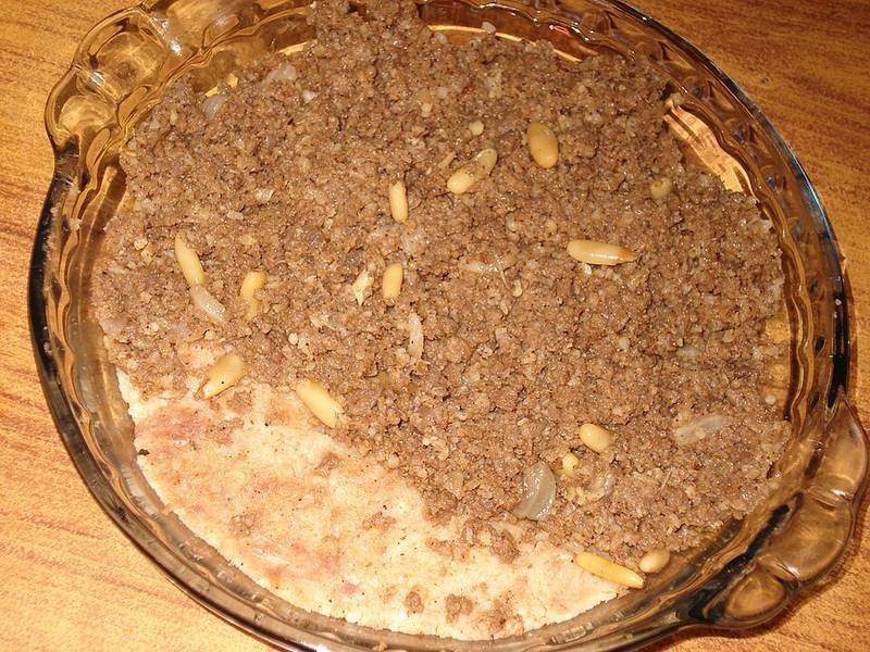Baked Kibbeh — Middle Eastern dinner recipe, served and ready to eat