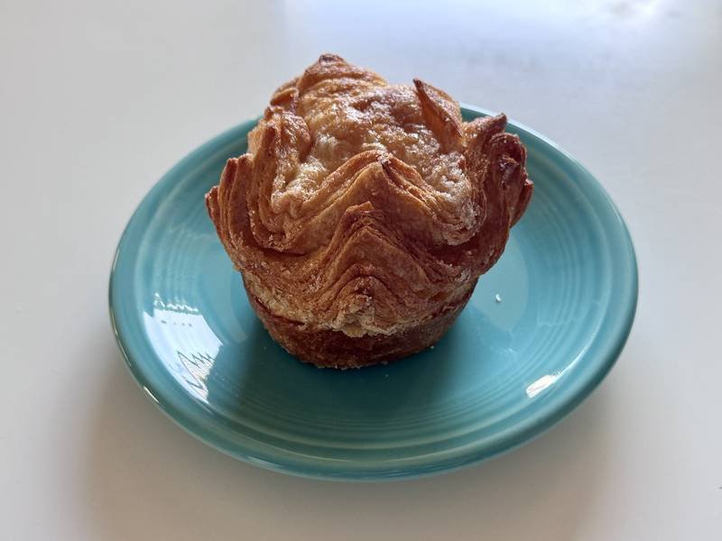 Kouign-Amann — French baking recipe, served and ready to eat