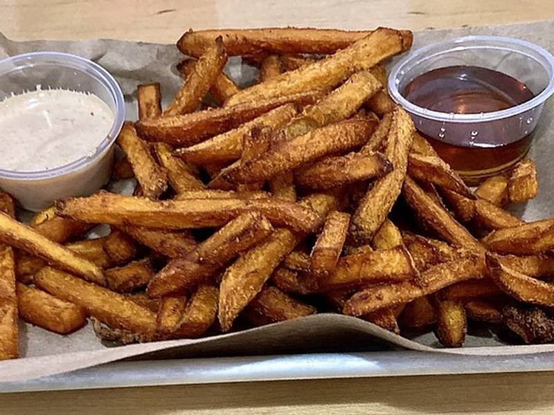 Kumara Fries, a New Zealand appetizer recipe — baked kumara chips