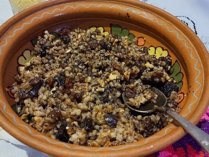 Kutia — Ukrainian holiday specials recipe, served and ready to eat