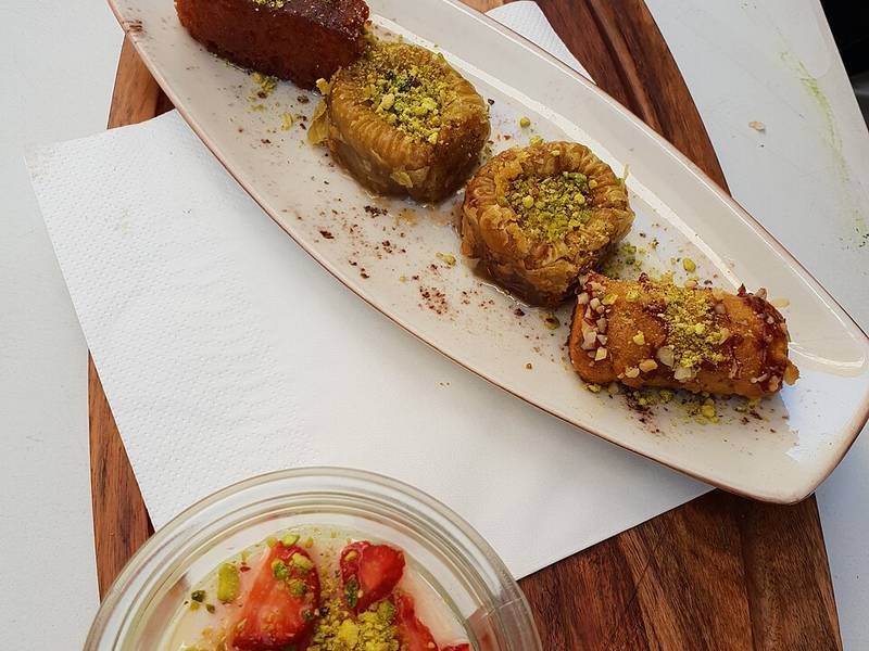 Malabi — Israeli desserts recipe, served and ready to eat