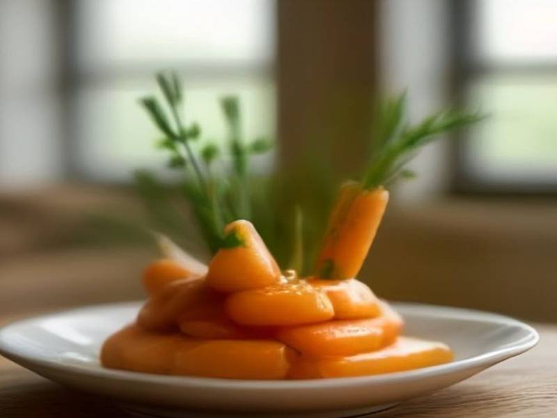 AI-generated illustration of Maple Glazed Carrots