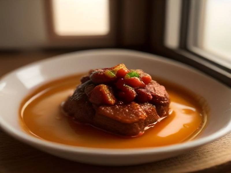 Marqa Hlouwa — Tunisian dinner recipe, served and ready to eat