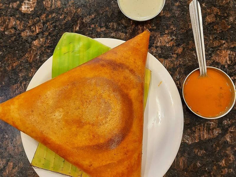 Masala Dosa — Indian breakfast recipe, served and ready to eat