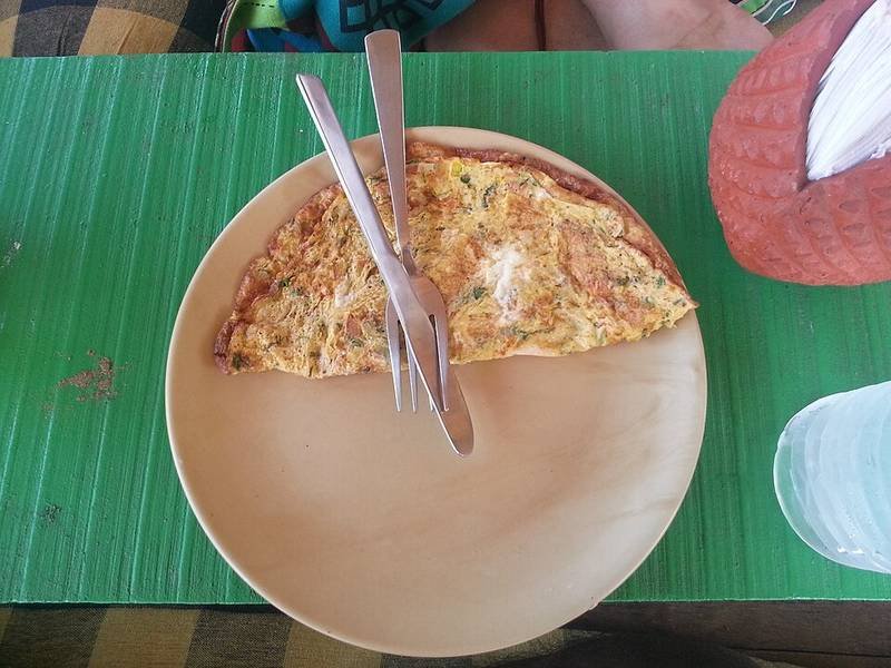 Masala Omelette, an Indian breakfast recipe — spicy indian omelette