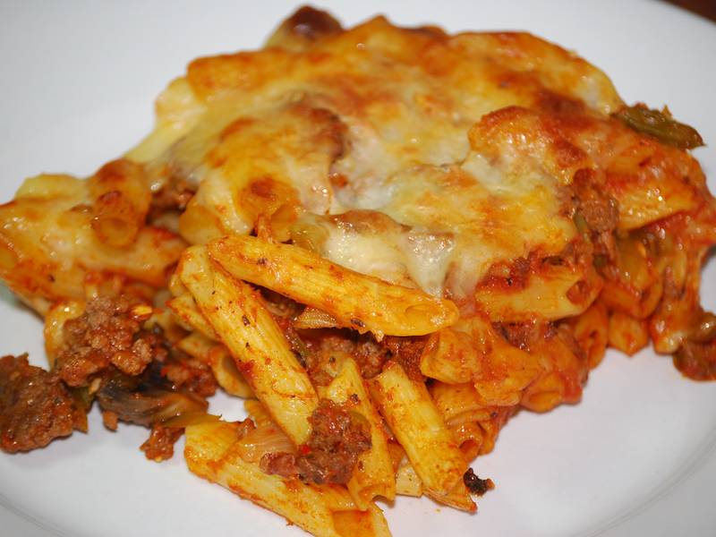 Meatball Pasta Bake
