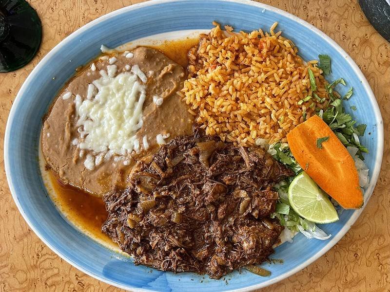 Mexican Red Rice — Mexican dinner recipe, served and ready to eat